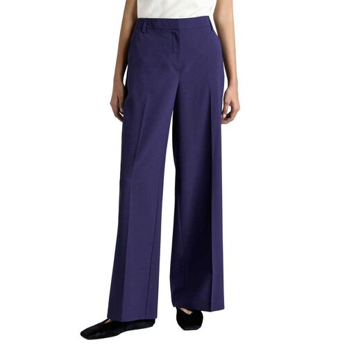 Cue Dark Cobalt European Stretch Suiting Straight Leg Pant